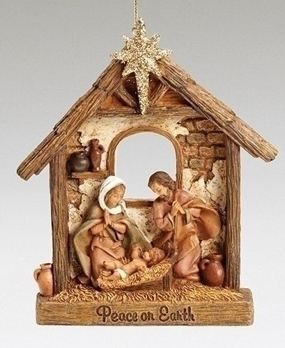 Holy Family Peace on Earth Ornament [Fontanini]