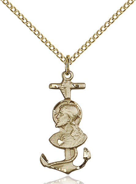 Gold Filled St. Christopher Pendant