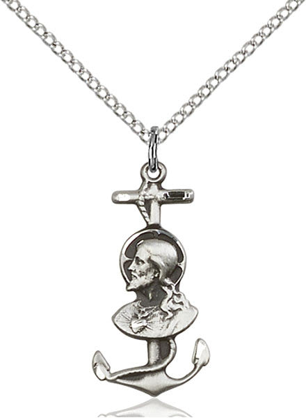 Sterling Silver St. Christopher Pendant