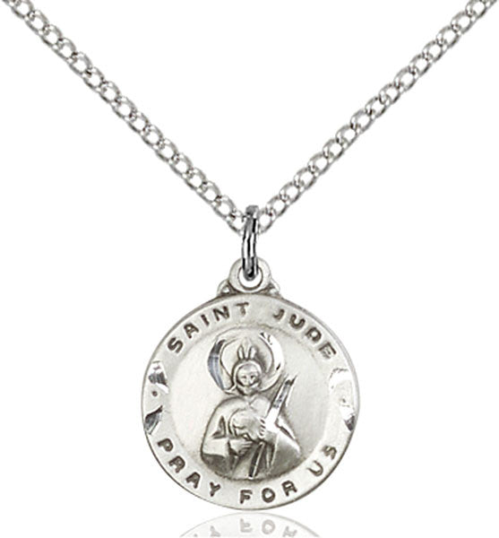 Sterling Silver St. Jude Pendant