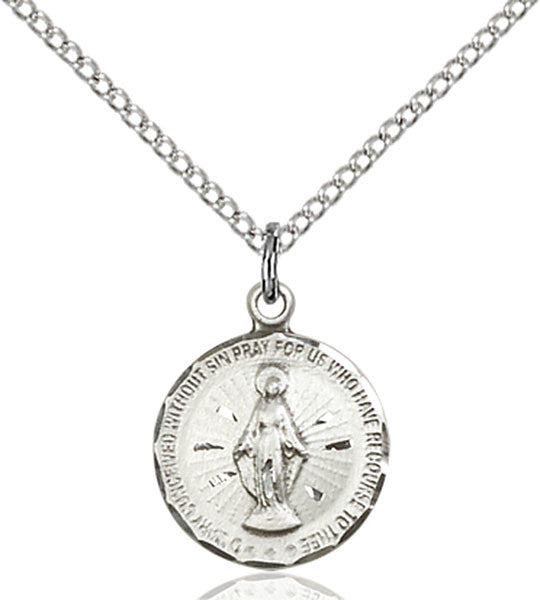 Sterling Silver Miraculous Pendant