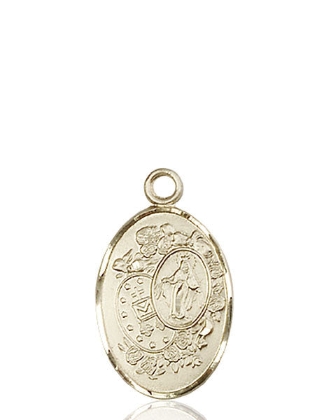 14kt Gold Miraculous Medal