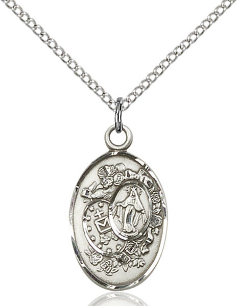 Sterling Silver Miraculous Pendant