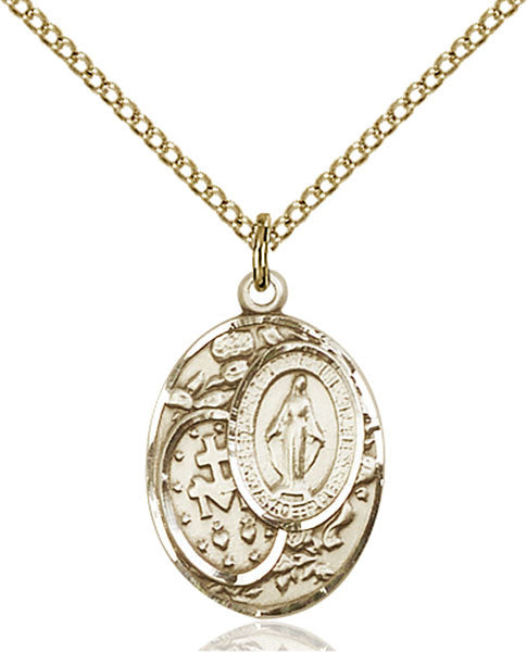 Gold Filled Miraculous Pendant