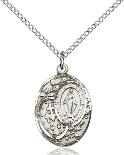 Sterling Silver Miraculous Pendant
