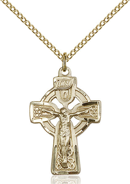 Gold Filled Celtic Crucifix Pendant