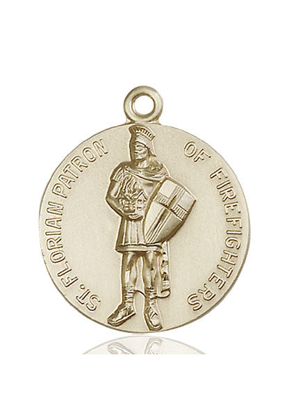 14kt Gold St. Florain Medal