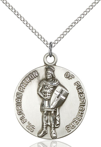 Sterling Silver St. Florain Pendant