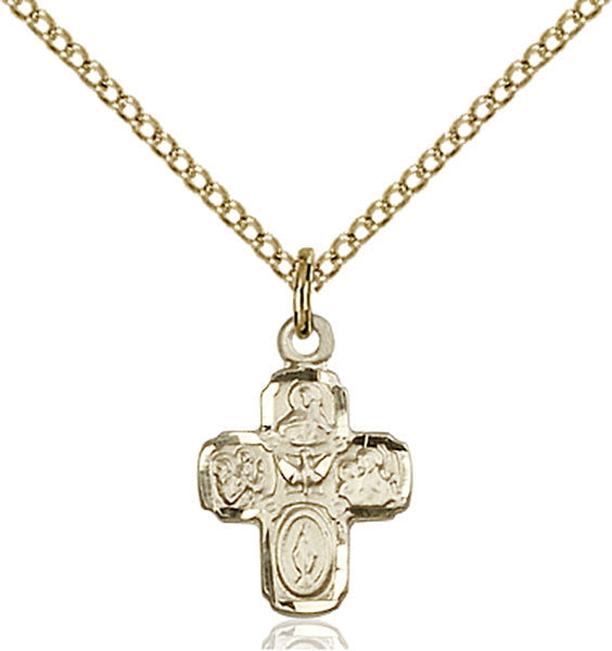 Gold Filled 4-Way Pendant