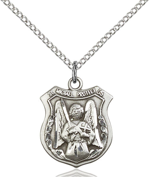 Sterling Silver St. Michael the Archangel Pendant