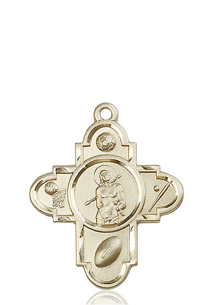 14kt Gold St. Sebastian Medal