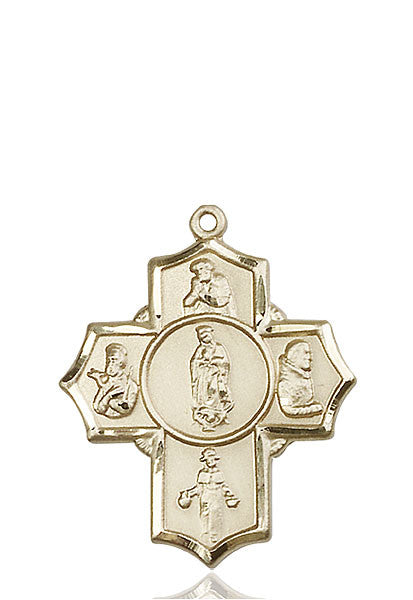 14kt Gold Guadalupe/Dieg/Pio/Xav/Nino Medal
