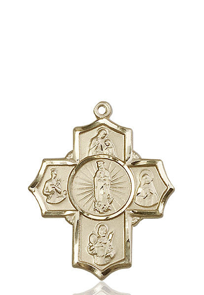 14kt Gold 5-Way Motherhood Medal