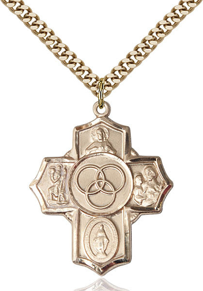 Gold Filled BLENDED FAMILY 5-WAY Pendant