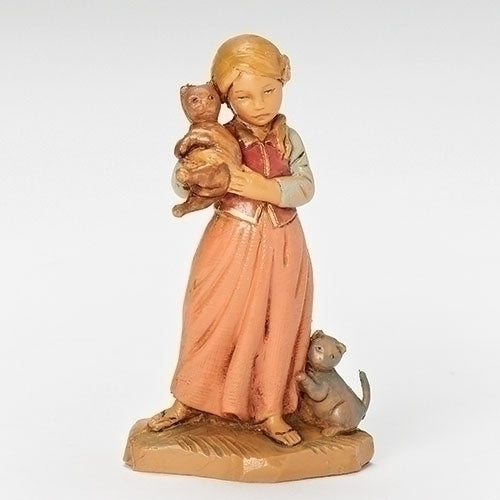 Filia, Girl with Kittens, 5" Scale [Fontanini]