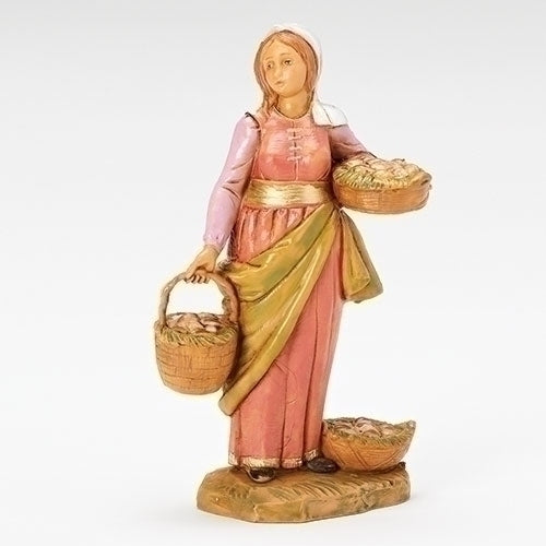 Dahlia Lady with Mushrooms 5" [Fontanini] Limited Edition