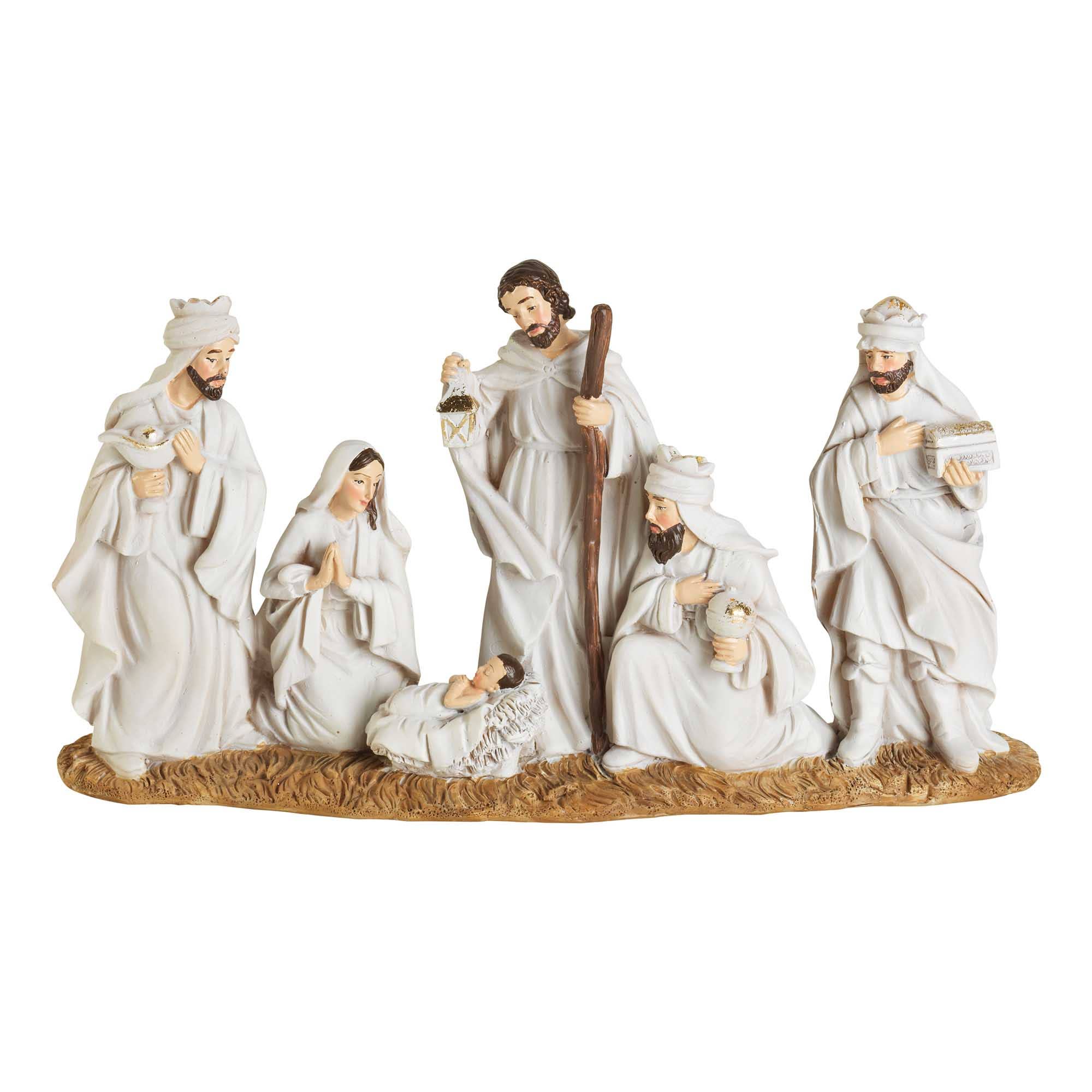 1-Piece Nativity White 5.625 inches