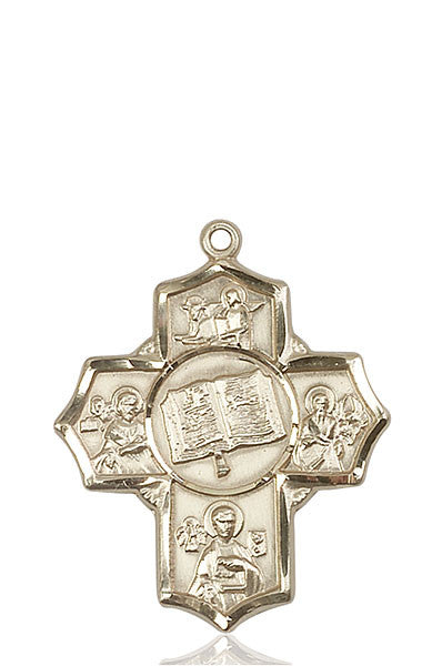 14kt Gold Apostle 5-Way Medal