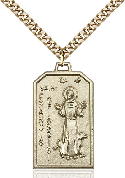 Gold Filled St. Francis Pendant