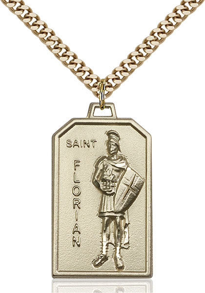 Gold Filled St. Florian Pendant