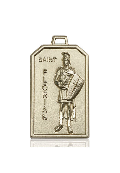 14kt Gold St. Florian Medal