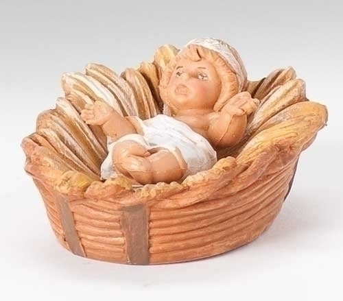 Niño Jesús en Cuna, Escala 5" [Fontanini]