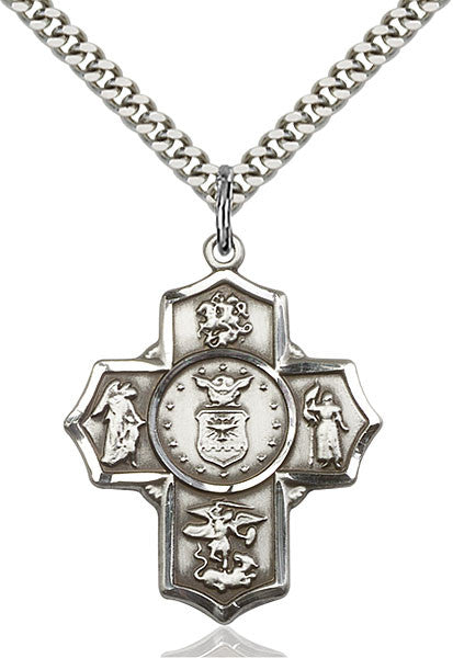 Sterling Silver 5-Way / Air Force Pendant