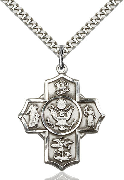Sterling Silver 5-Way / Army Pendant