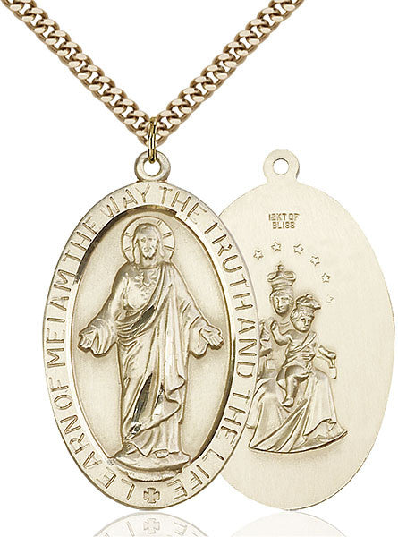Gold Filled Scapular Pendant