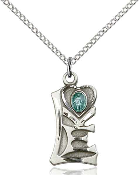Sterling Silver Miraculous Pendant