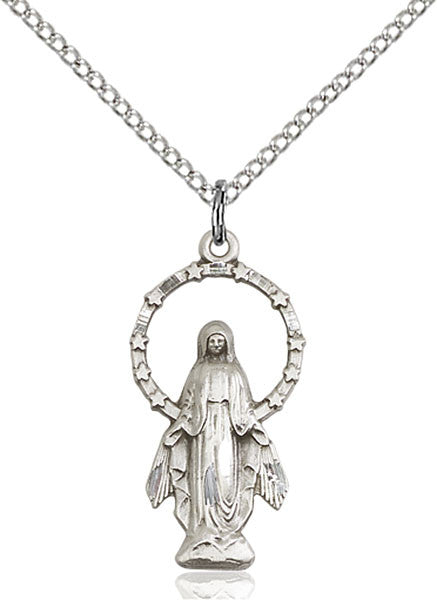 Sterling Silver Miraculous Pendant