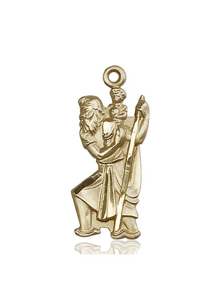 14kt Gold St. Christopher Medal