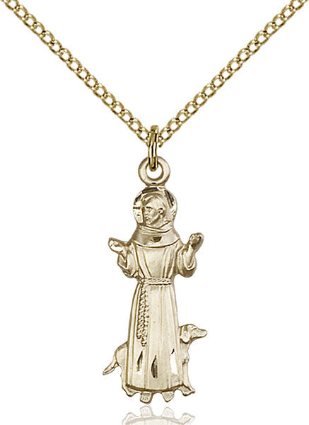 Gold Filled St. Francis Pendant
