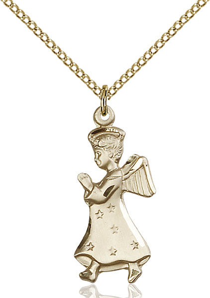 Gold Filled Angel Pendant