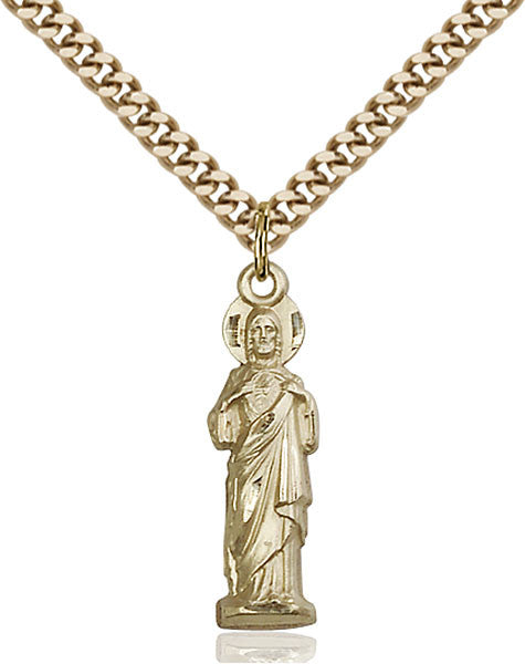 Gold Filled Sacred Heart Pendant
