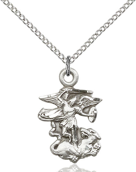 Sterling Silver St. Michael the Archangel Pendant