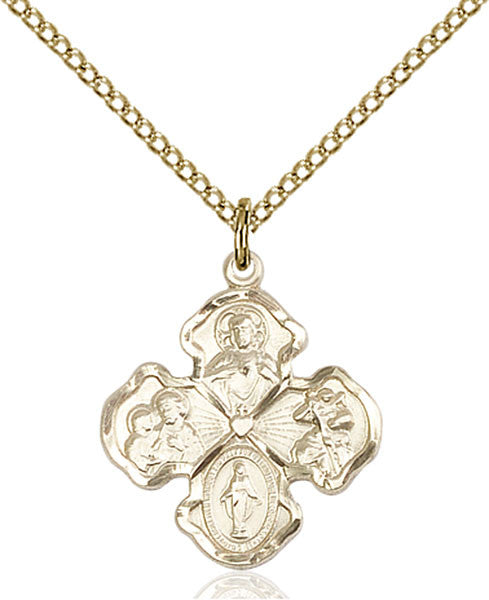 Gold Filled 4-Way Pendant