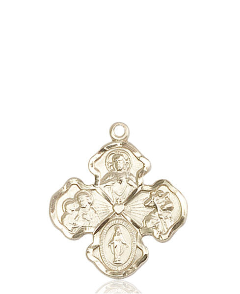 14kt Gold 4-Way Medal