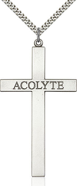Sterling Silver Acolyte Cross Pendant