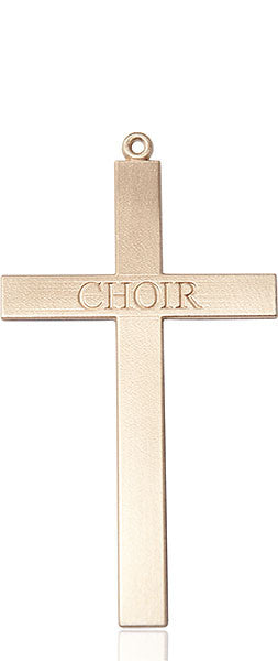 14kt Gold Choir Cross Medal