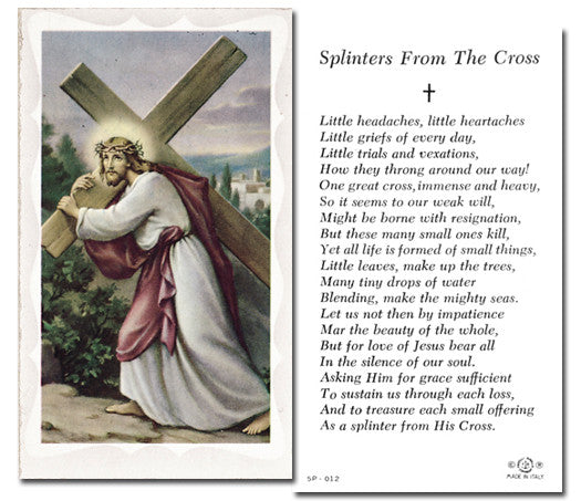 Splinters From The Cross