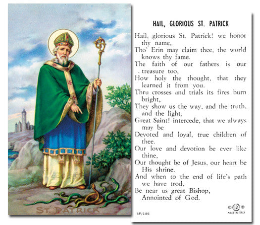 St Patrick With Prayer Holy