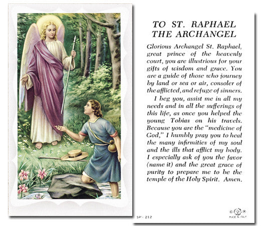 To St Raphael the Archangel