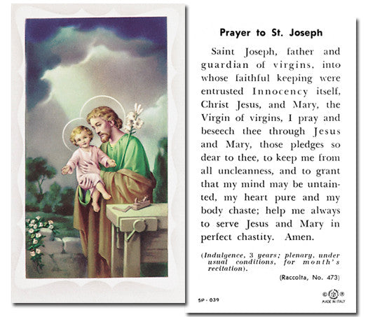 Prayer to St. Joseph