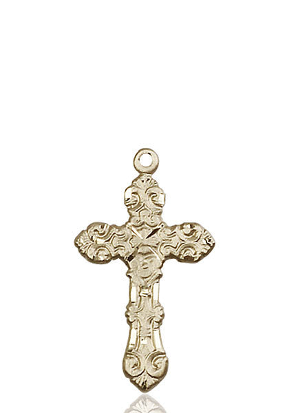 14kt Gold Cross Medal
