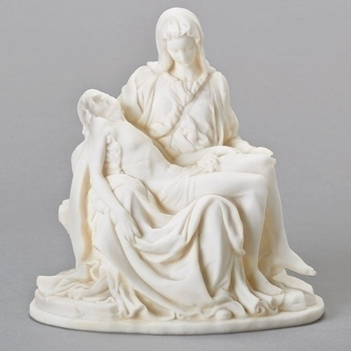 Pieta figura/estatua, blanco