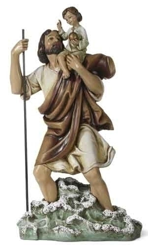 Figura/Estatua de San Cristóbal 10.75"