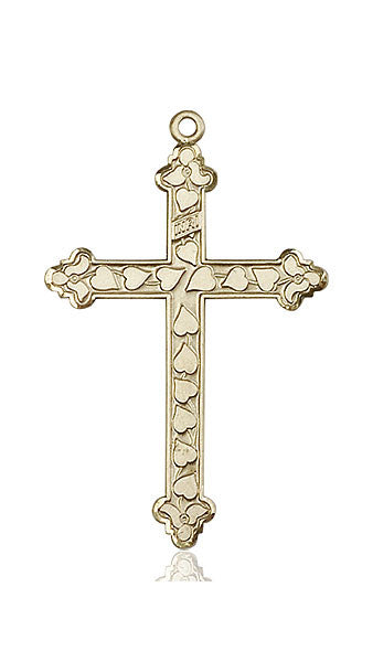 14kt Gold Cross Medal