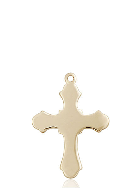 14kt Gold Cross Medal