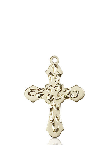 14kt Gold Cross Medal